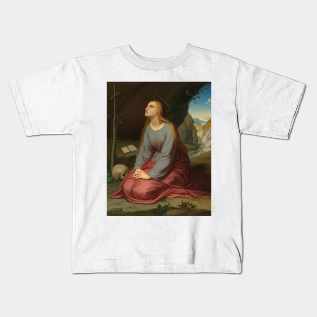 Saint Mary Magdalene by Gebhard Flatz Kids T-Shirt by Classic Art Stall